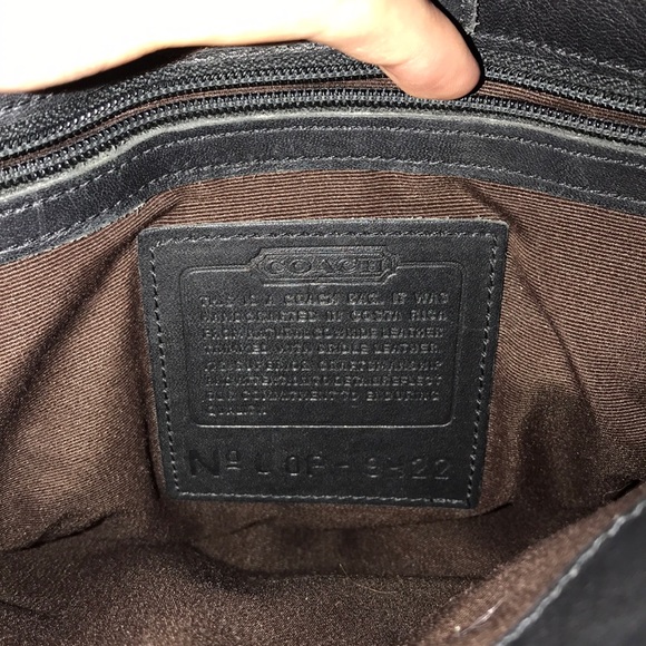 VINTAGE COACH leather shoulder bag - Picture 9 of 13